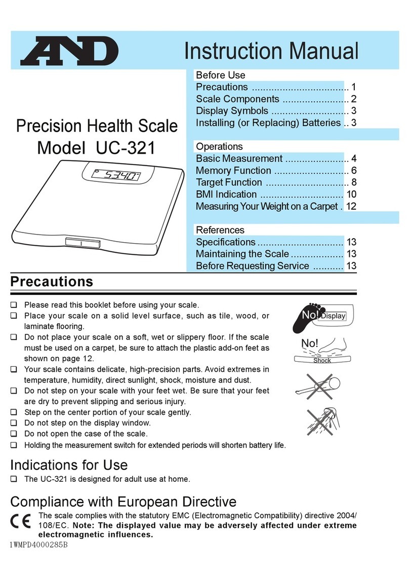 A&D UC-321 Manuel utilisateur
