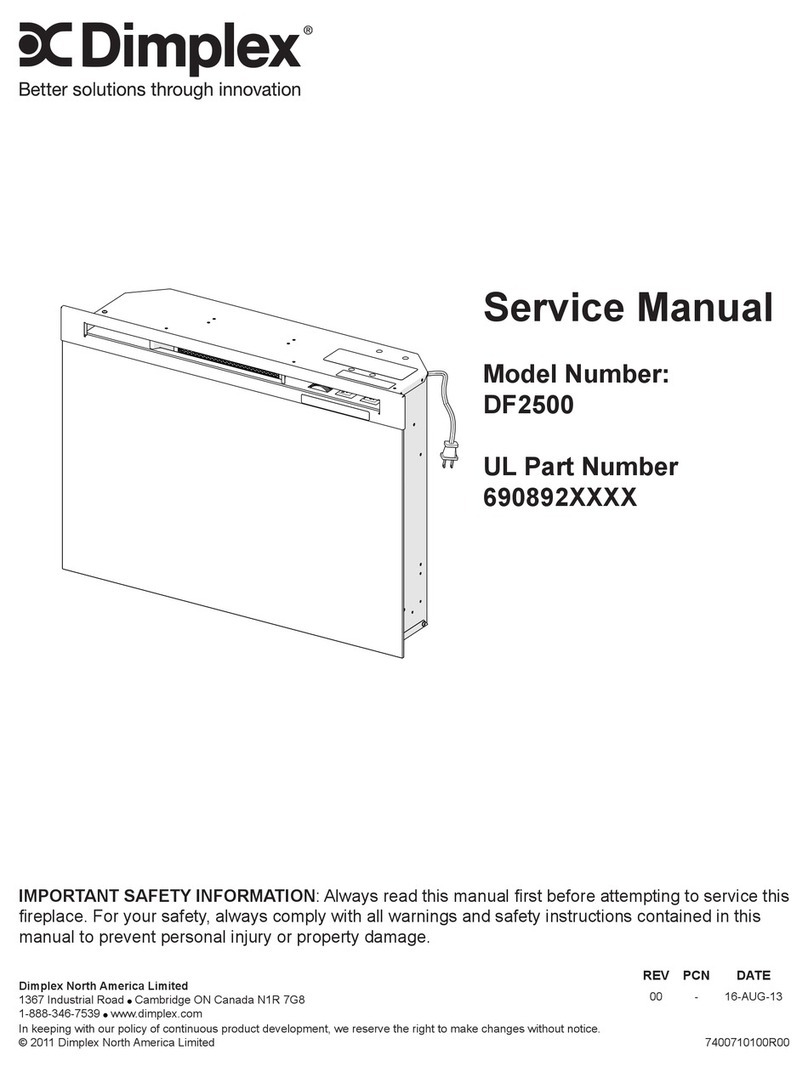 Dimplex DF2500 Manuel utilisateur