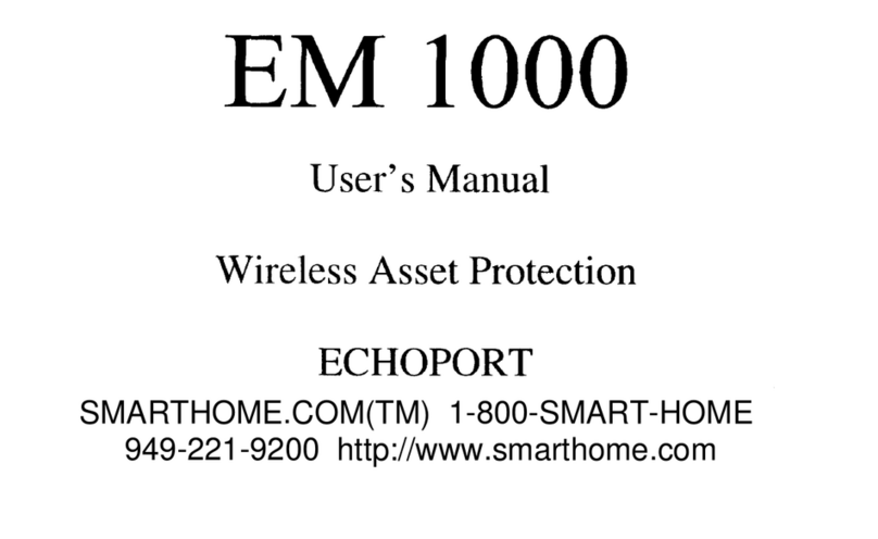 smart home EM 1000 Manuel utilisateur