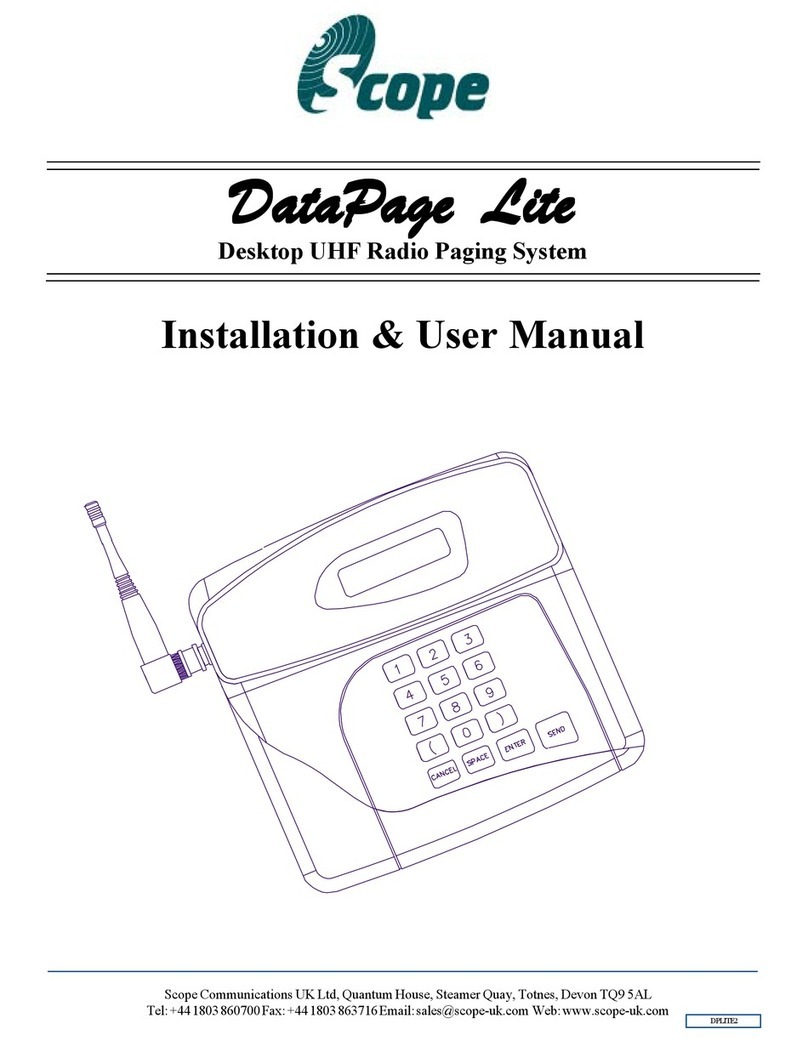 scope DataPage Lite Mode d’emploi