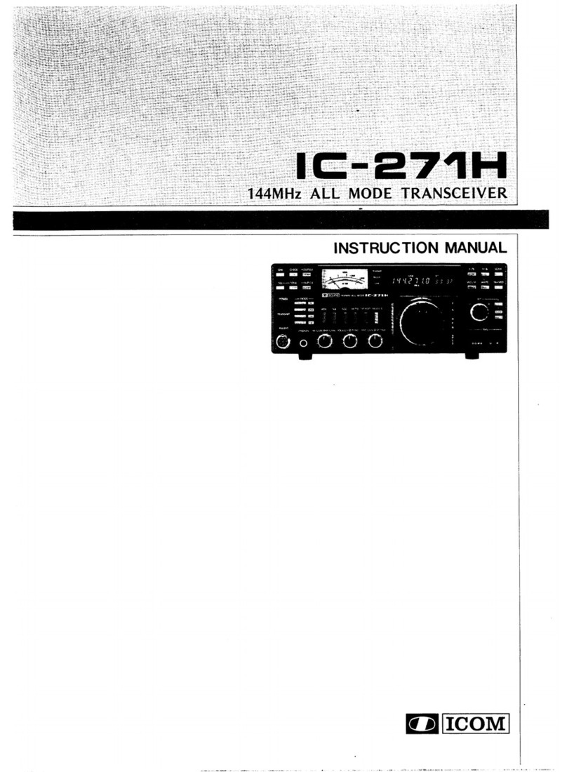 Icom IC-271H Manuel utilisateur