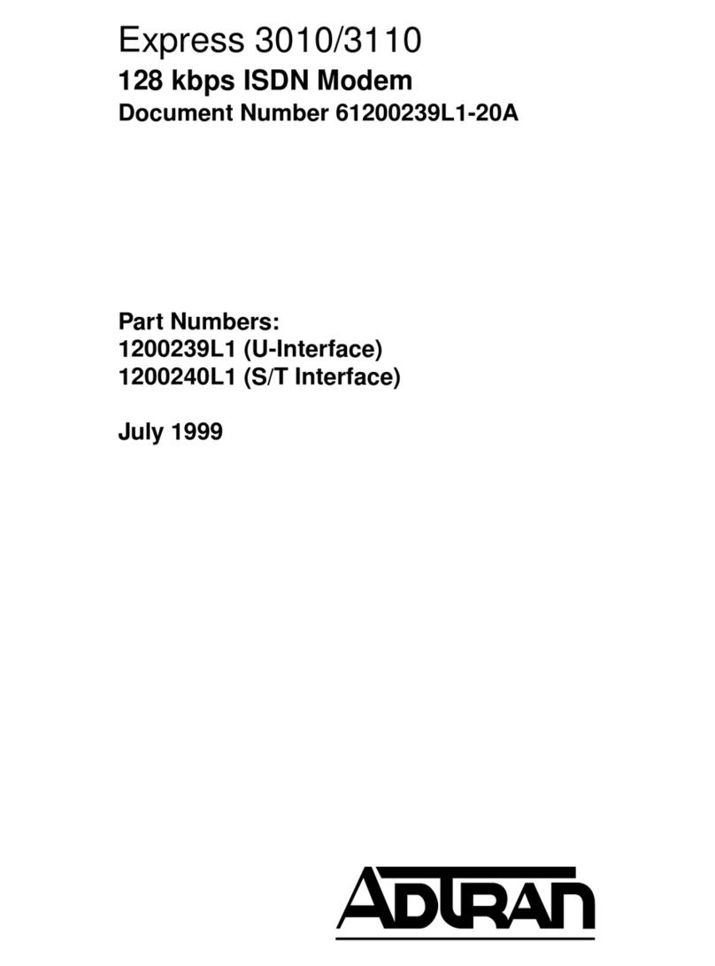 ADTRAN Express 3010 Manuel utilisateur