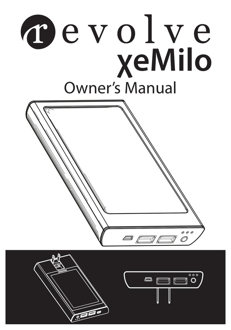 Revolve Electronics ?eMilo Manuel utilisateur Revolve Electronics ?eMilo Manuel utilisateur