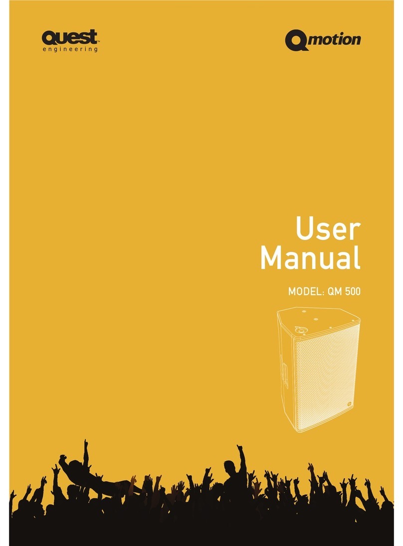 Quest Engineering QM 500 Manuel utilisateur Quest Engineering QM 500 Manuel utilisateur