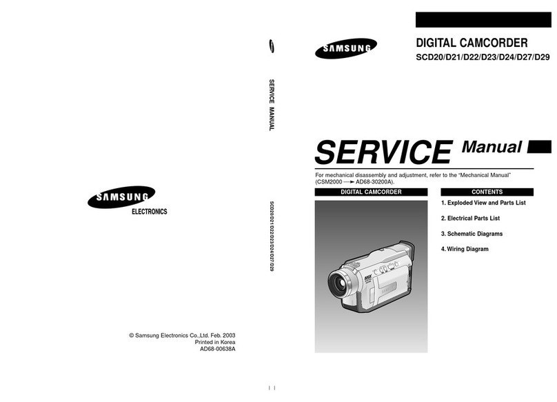 Samsung SC-D20 Manuel utilisateur Samsung SC-D20 Manuel utilisateur