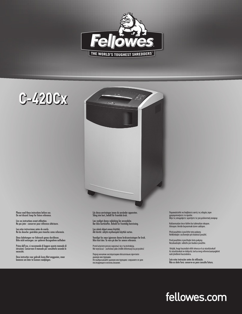 Fellowes C-420Cx Manuel utilisateur