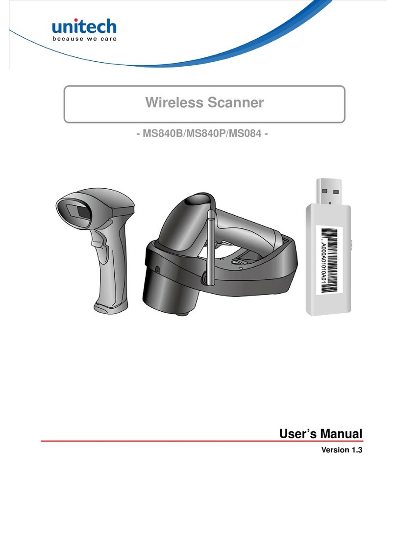 Unitech MS840B Manuel utilisateur Unitech MS840B Manuel utilisateur