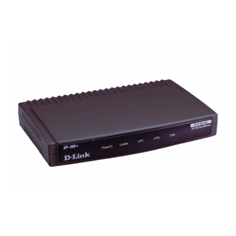 D-Link DP-300+ Manuel utilisateur D-Link DP-300+ Manuel utilisateur