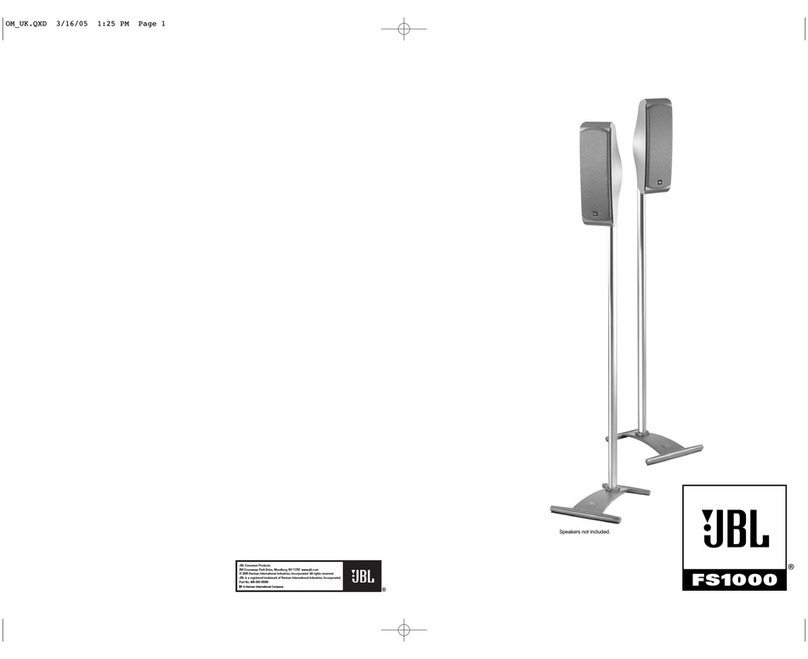 JBL FS1000 Manuel utilisateur