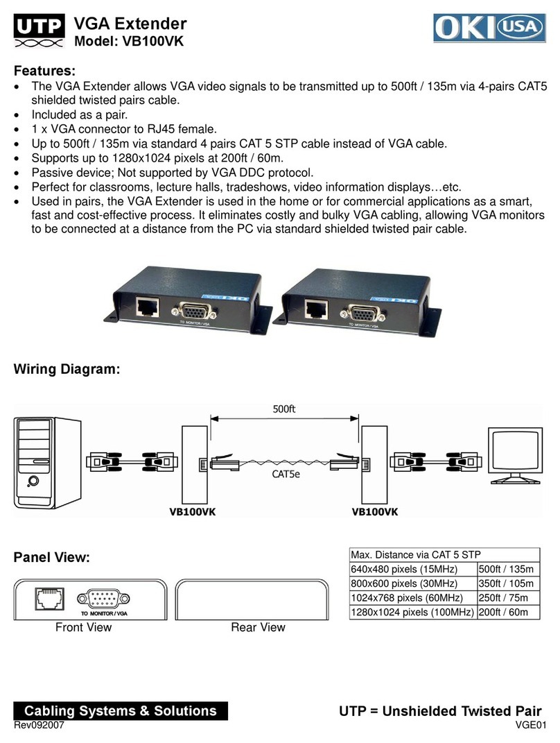 Oki VB100VK Manuel utilisateur Oki VB100VK Manuel utilisateur
