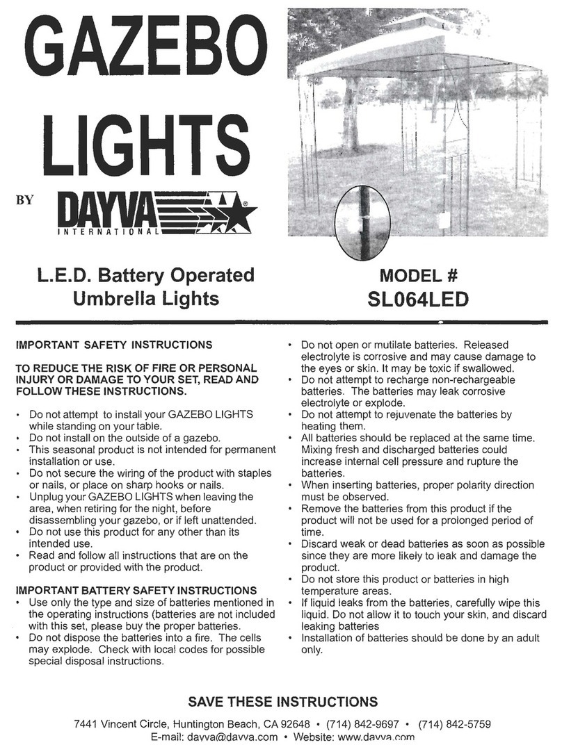 Dayva SL064LED Manuel utilisateur
