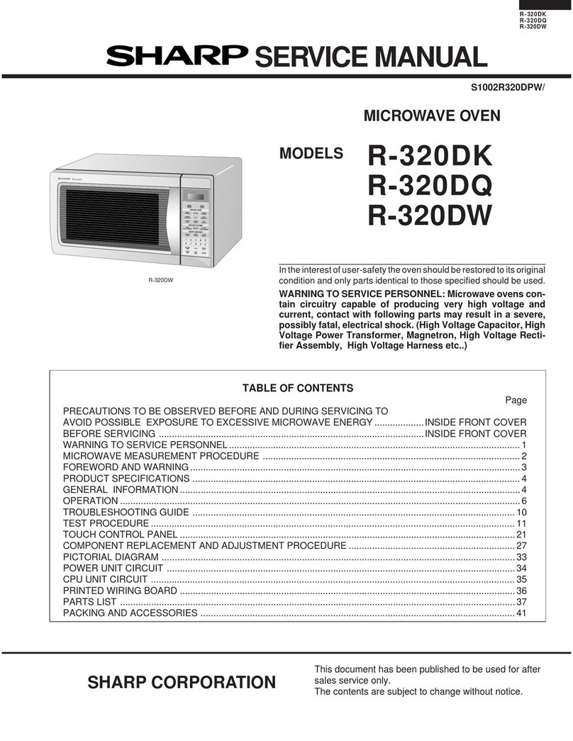 Sharp R-320DK Manuel utilisateur