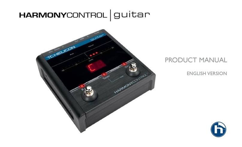 TC-Helicon HarmonyControl Manuel utilisateur