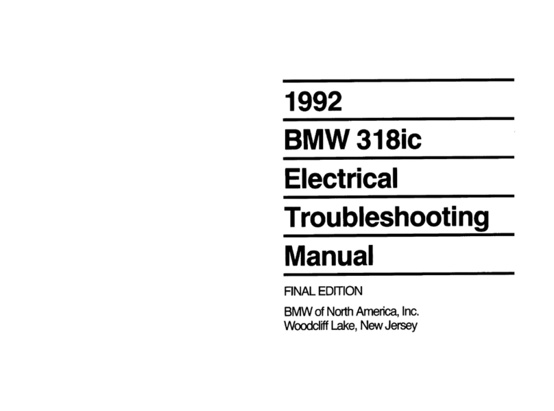 BMW 318ic 1992 Manuel de programmation
