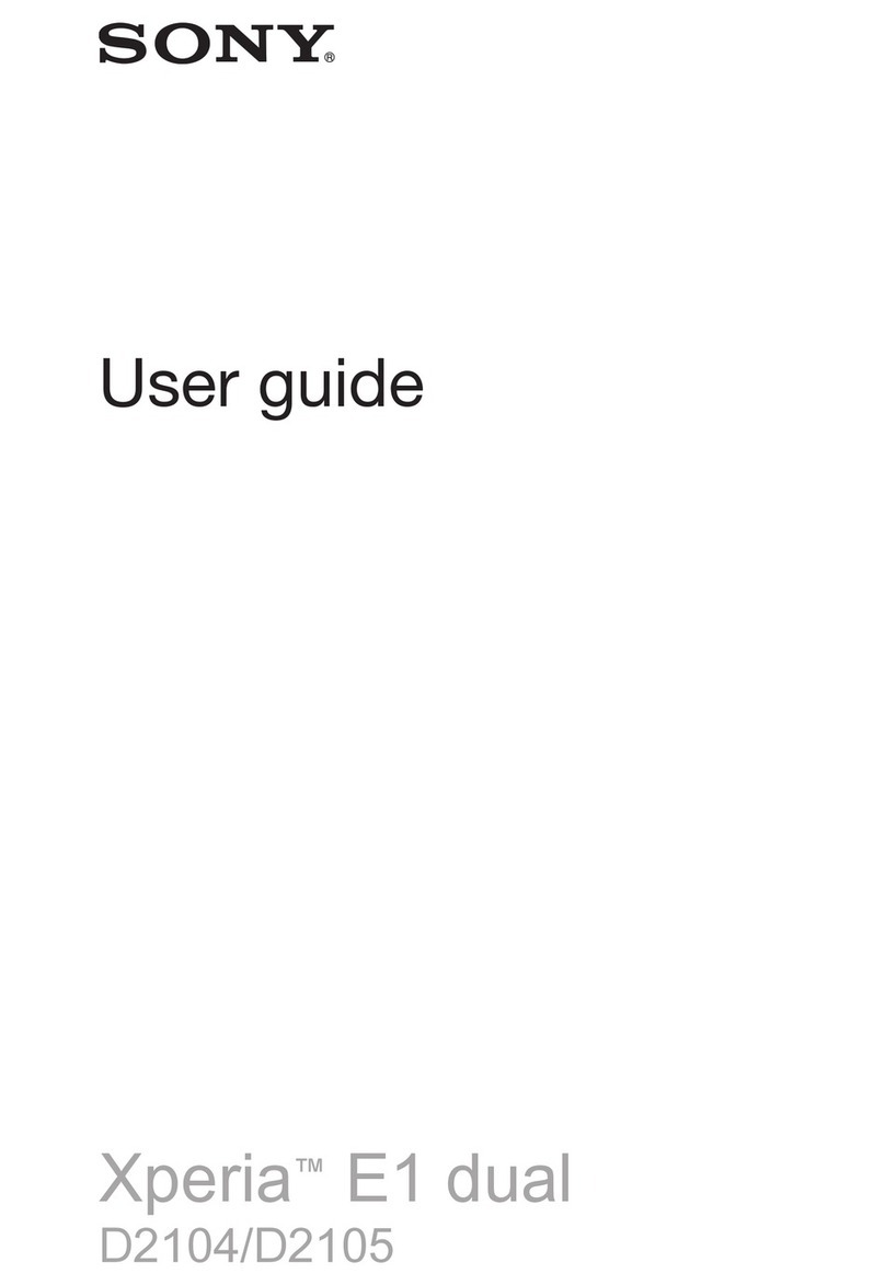 Sony Xperia E1 dual D2104 Manuel utilisateur