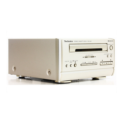 Technics RS-CA01 Manuel utilisateur