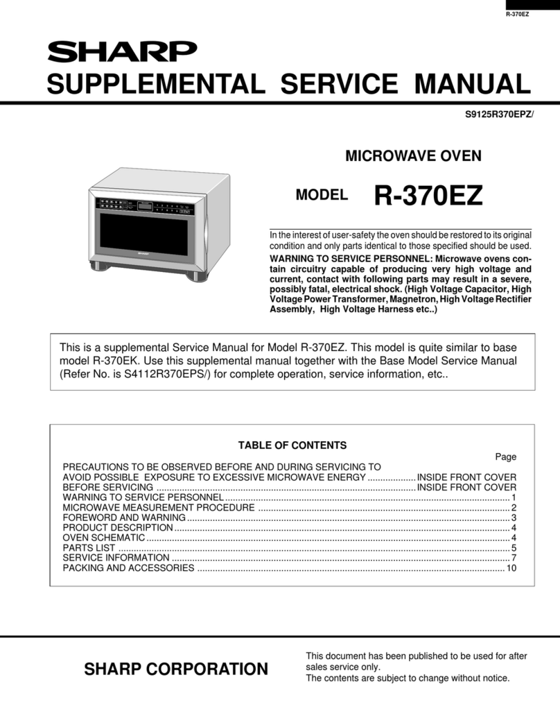 Sharp R-370EZ Manuel utilisateur
