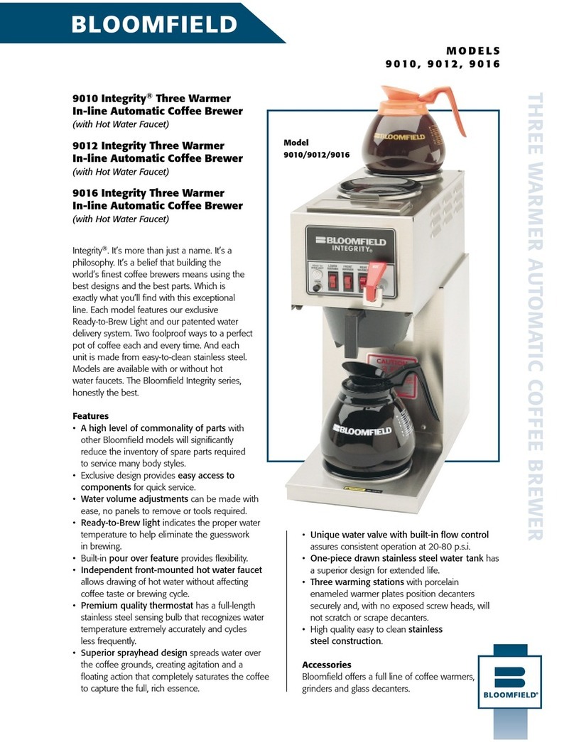 Bloomfield Integrity 9010 Manuel utilisateur