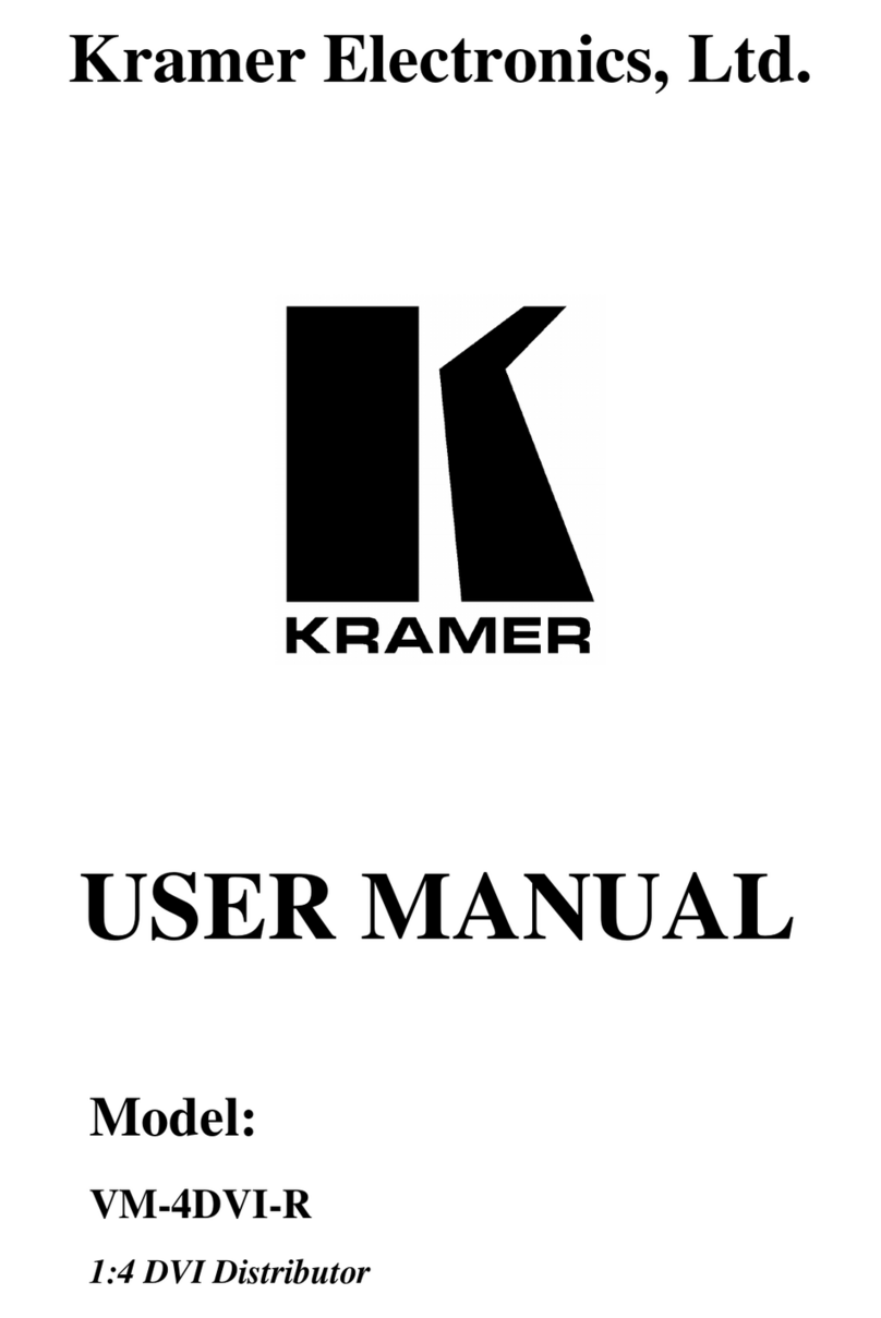 Kramer VM-4DVI-R Manuel utilisateur