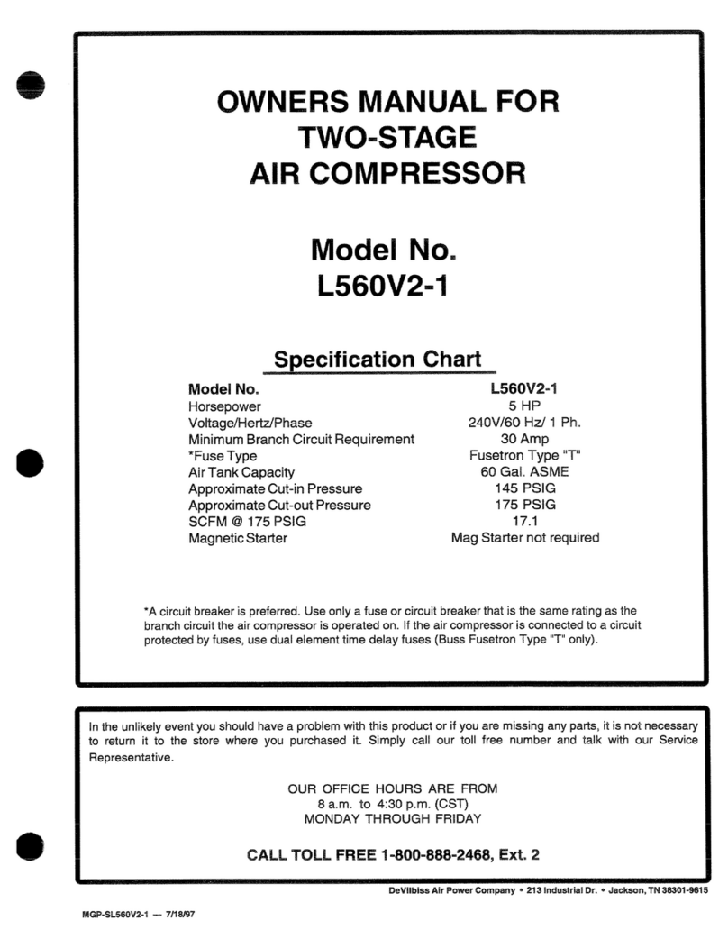 DeVilbiss L560V2-1 Manuel utilisateur
