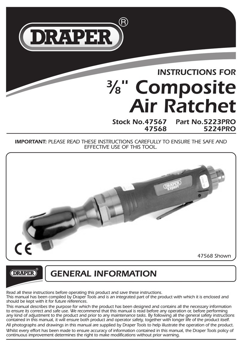 Draper 5223PRO Manuel utilisateur