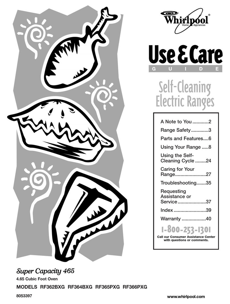 Whirlpool RF362BXG Manuel utilisateur