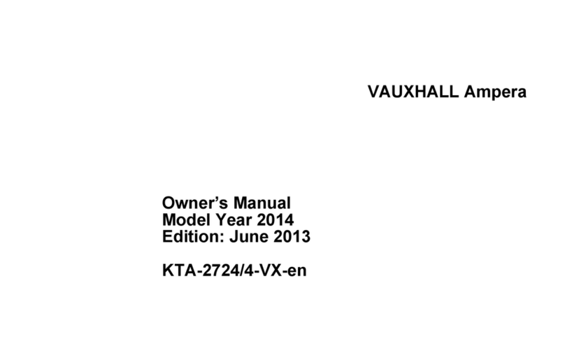 Vauxhall Ampera 2014 Manuel utilisateur
