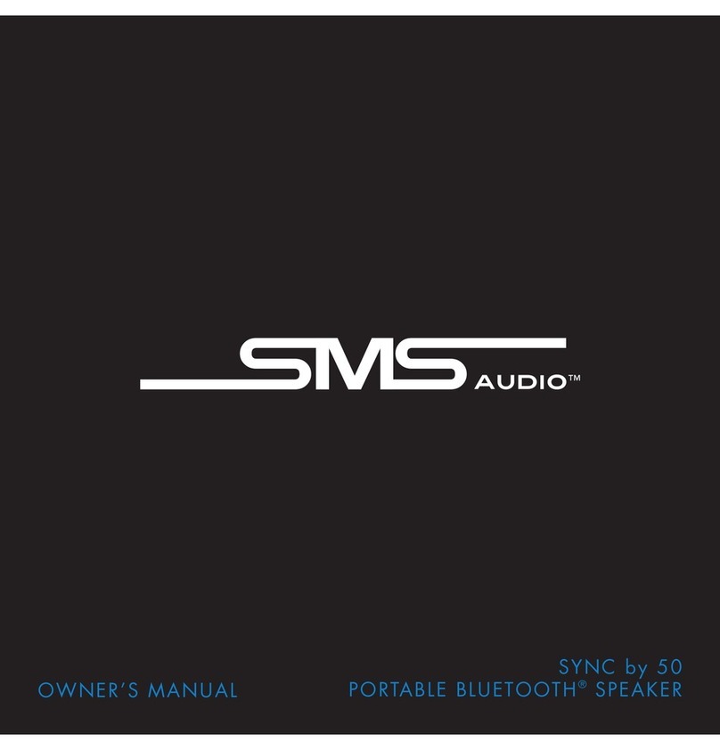 SMS Audio SYNC by 50 On-Ear Bluetooth Manuel utilisateur