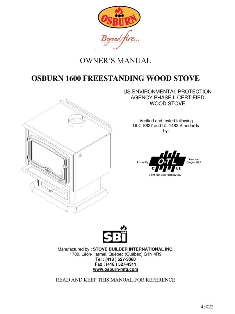 Osburn 1600 Manuel utilisateur