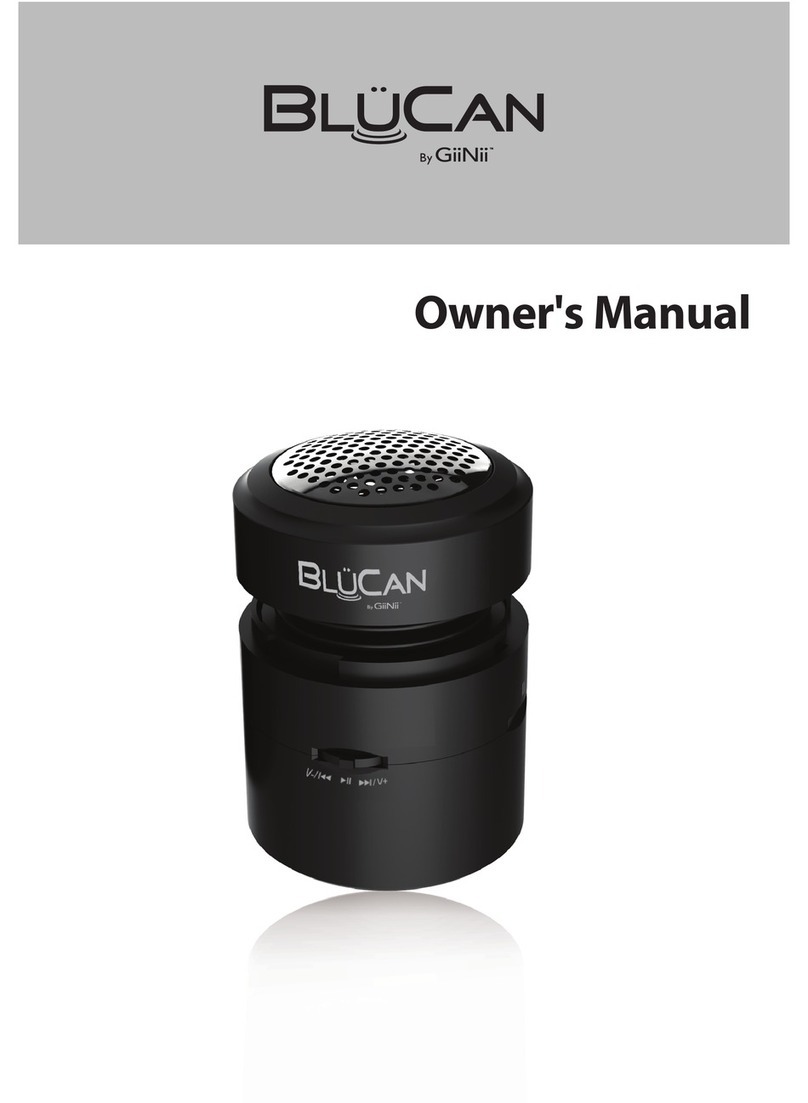 GiiNii BluCan Manuel utilisateur