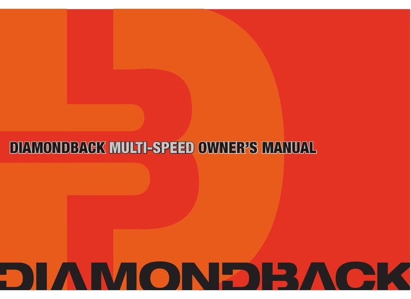 Diamondback MULTI-SPEED Manuel utilisateur