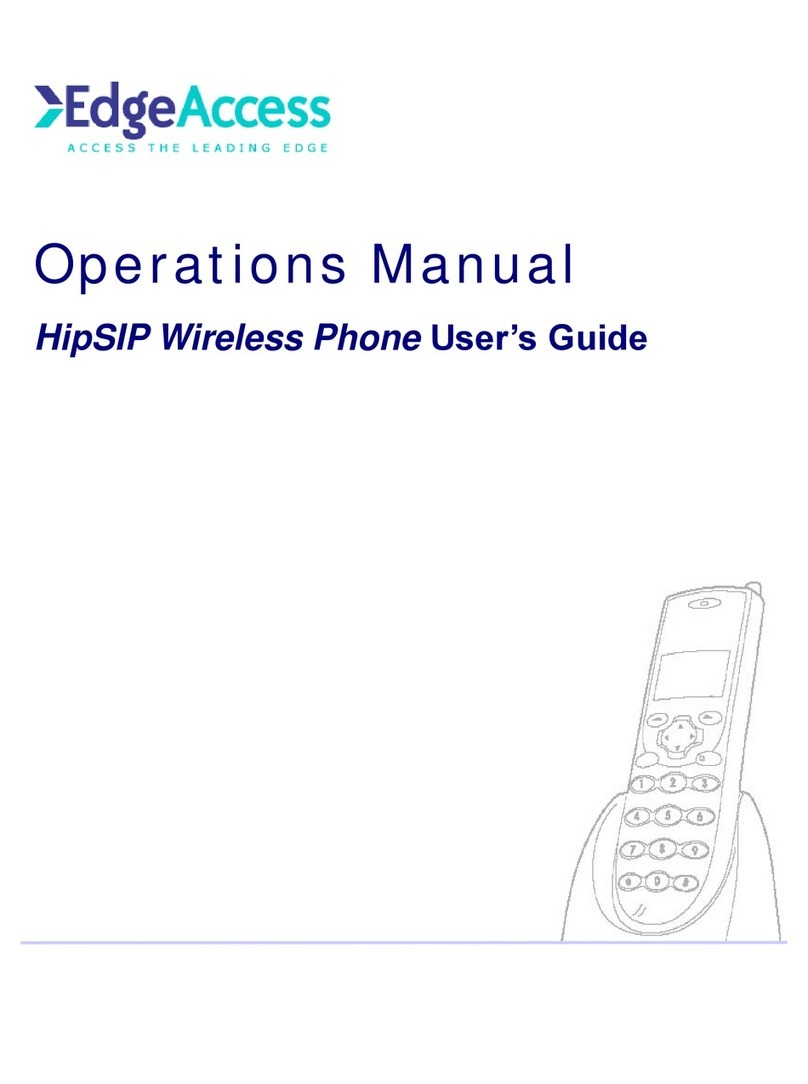 EdgeAccess WLAN600 Manuel utilisateur