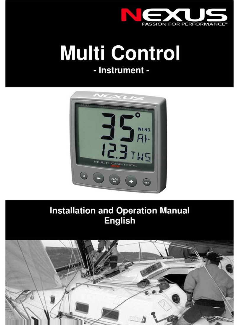 Nexus Multi Control Instrument Manuel utilisateur