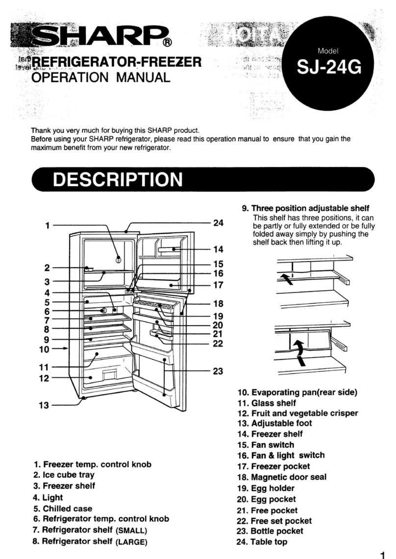 Sharp SJ-24G Manuel utilisateur
