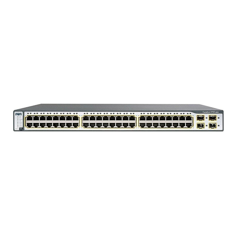 Cisco 3750 - Catalyst EMI Switch Manuel d'installation