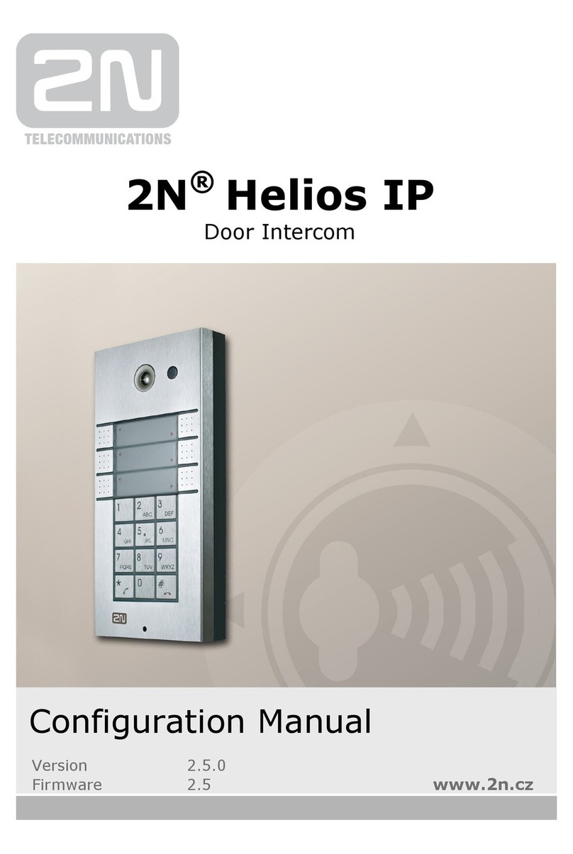 2N Helios IP Feuille d'instructions