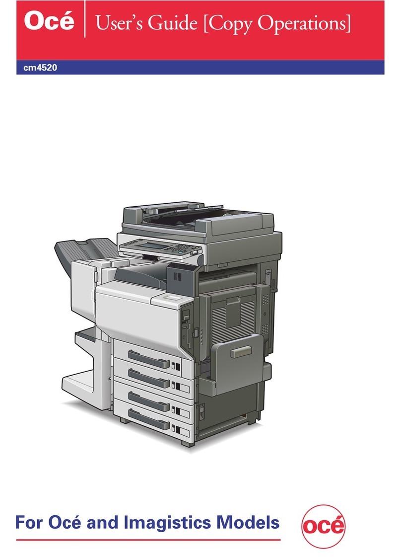 Oce CM4520 Manuel utilisateur
