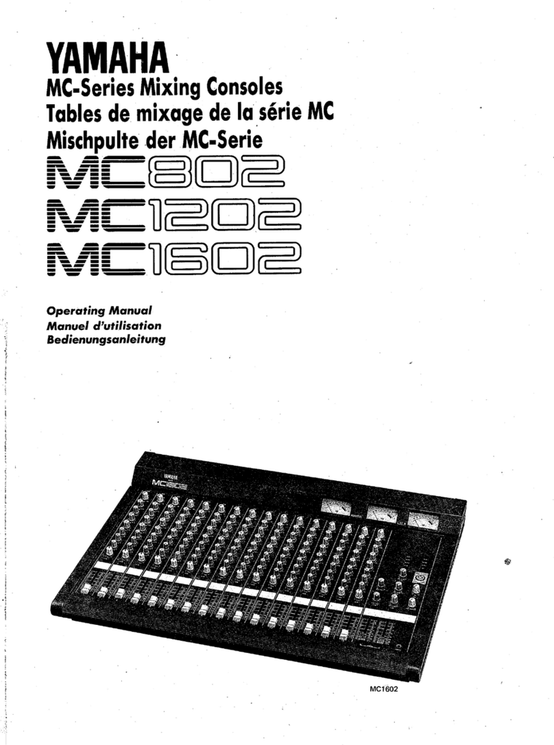Yamaha MC802 Manuel utilisateur