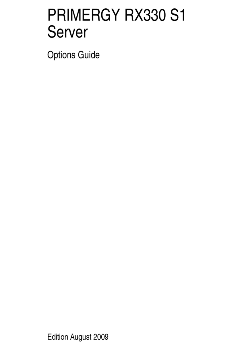 Fujitsu PRIMERGY RX330 S1 Manuel utilisateur