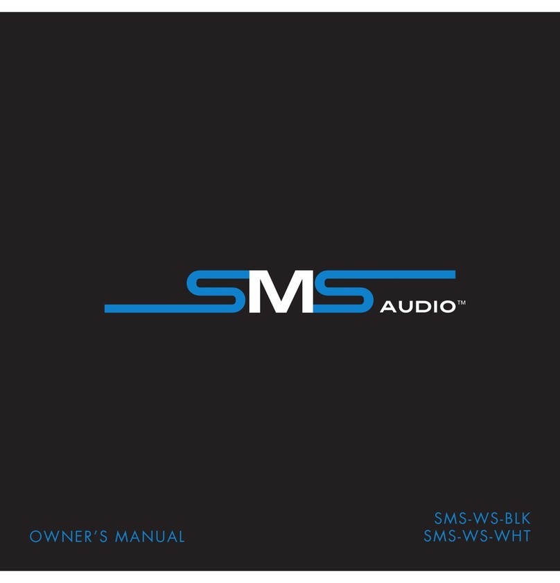 SMS Audio SMS-WS-BLK Manuel utilisateur
