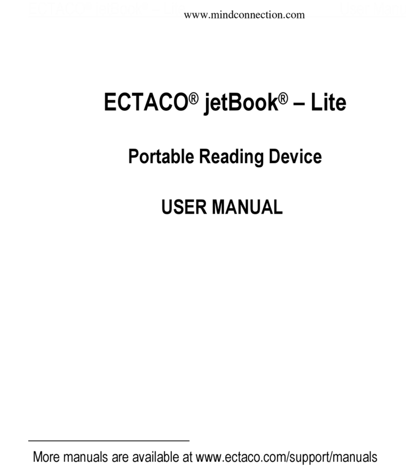 Ectaco jetBook-Lite Manuel utilisateur