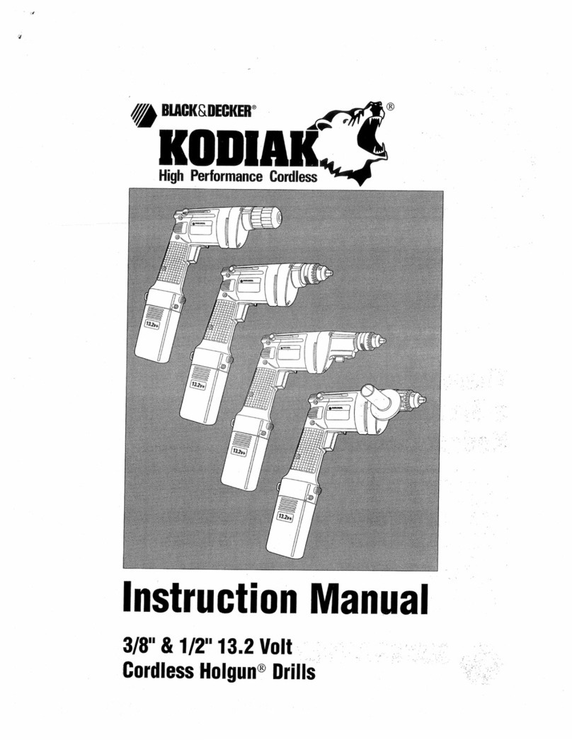 Black & Decker Kodiak Manuel utilisateur