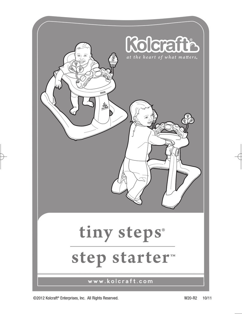 Kolcraft tiny step Manuel utilisateur