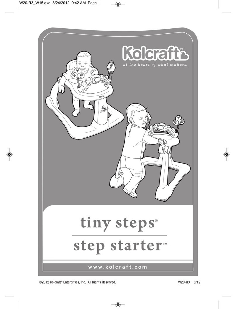 Kolcraft tiny step Manuel utilisateur
