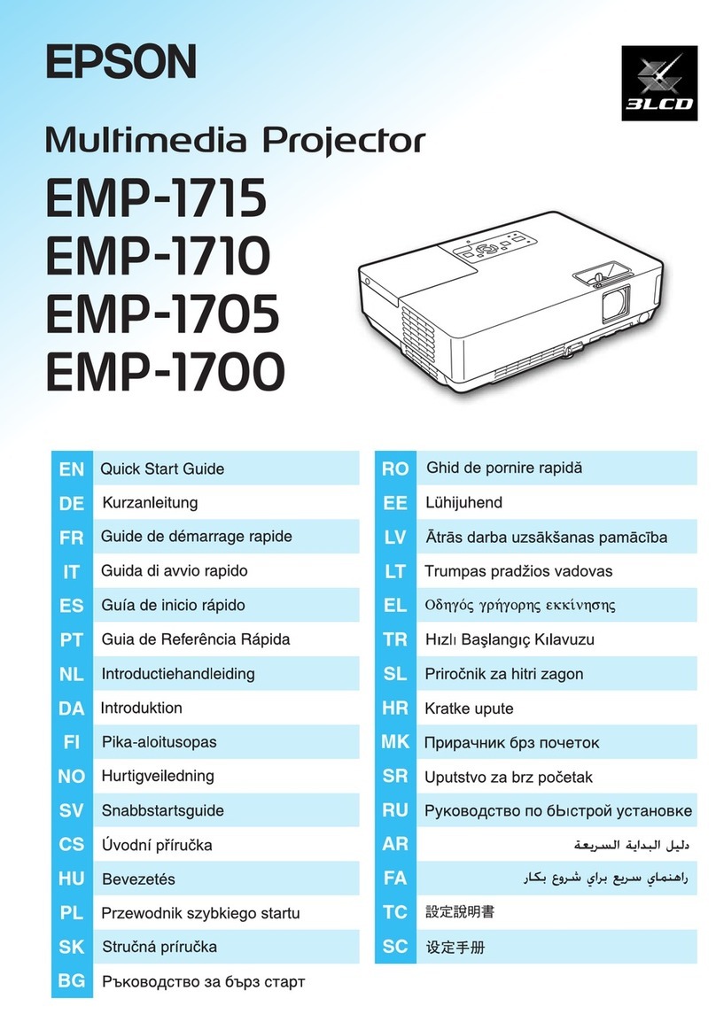 Epson EasyMP EMP-1715 Manuel utilisateur