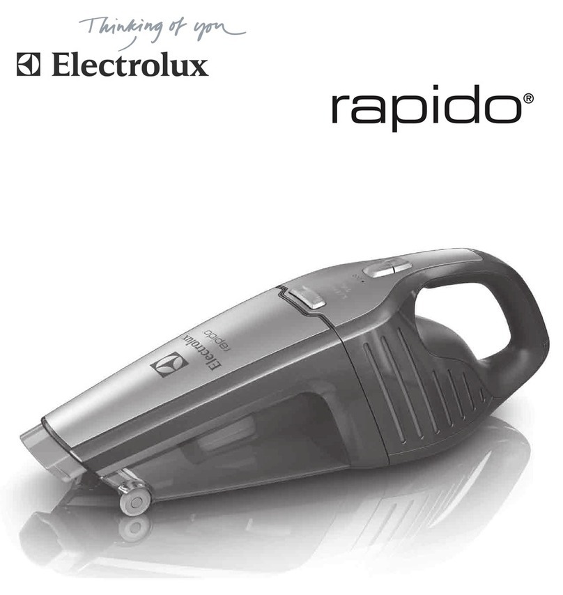 Electrolux Rapido Vacuum Cleaner Manuel utilisateur
