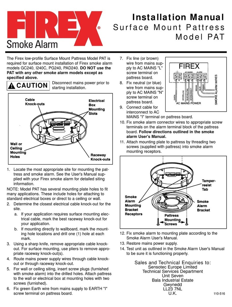 Firex PAT Manuel utilisateur