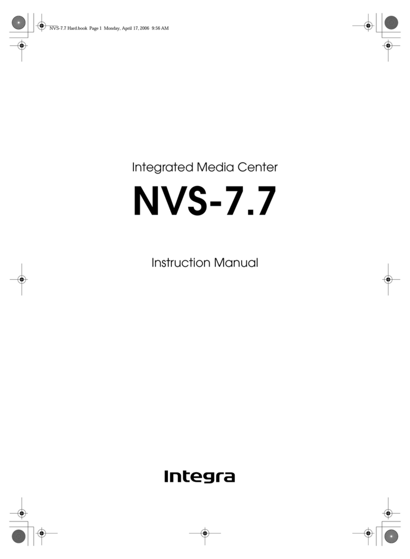 Integra NVS-7.7 Manuel utilisateur