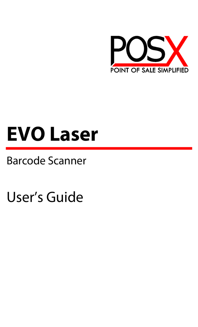 POS-X EVO Laser Manuel utilisateur