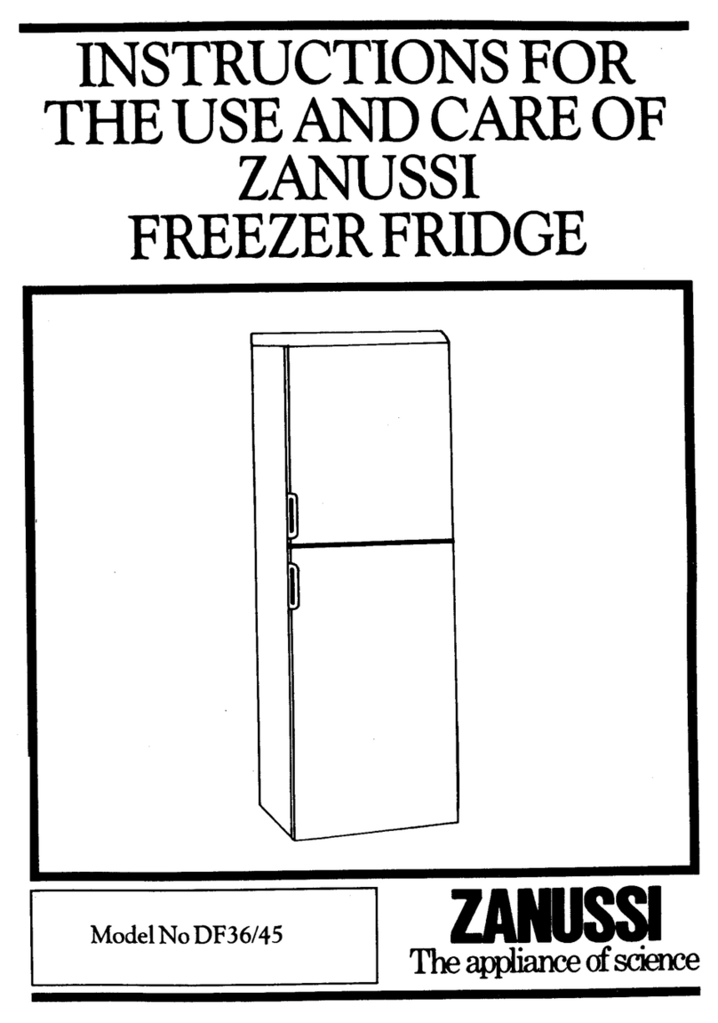 Zanussi DF36 Instructions d'utilisation et de sécurité